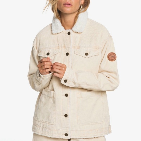 Roxy Corduroy Trucker Jacket - Picture 1 of 12